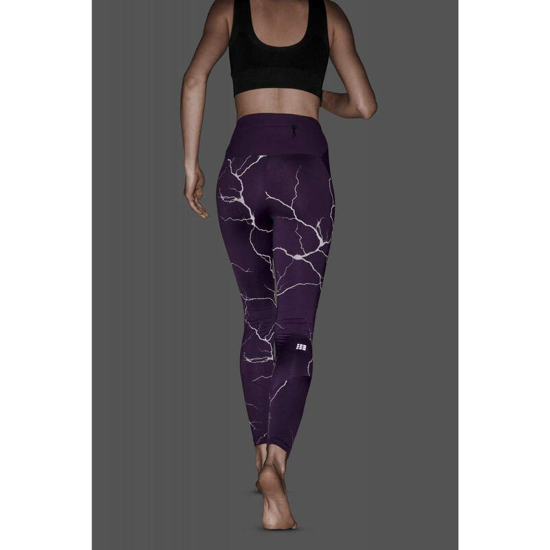 Colanti - reflective tights - purple