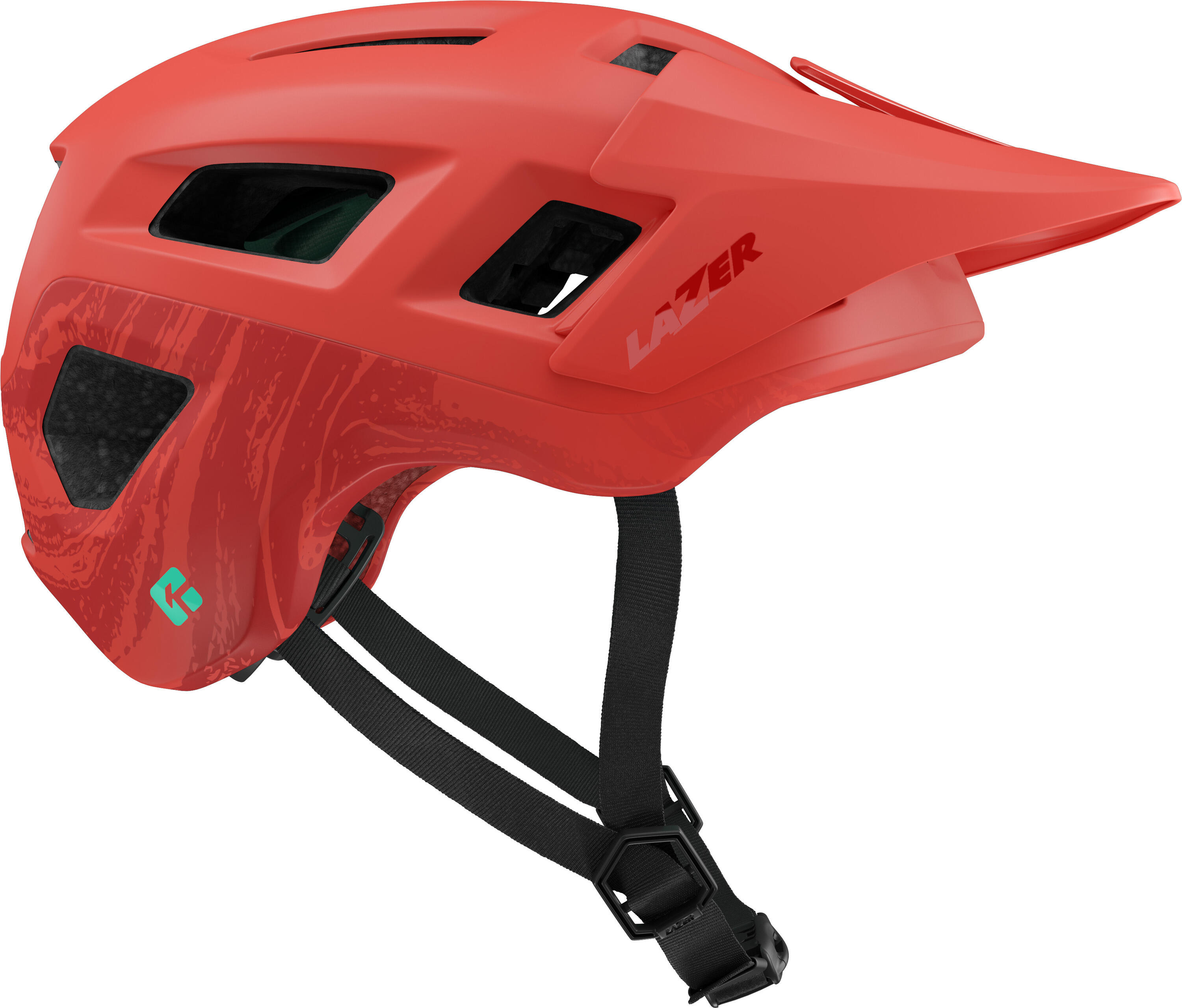 Kask MTB Coyote KinetiCore, matowy mandarynkowy