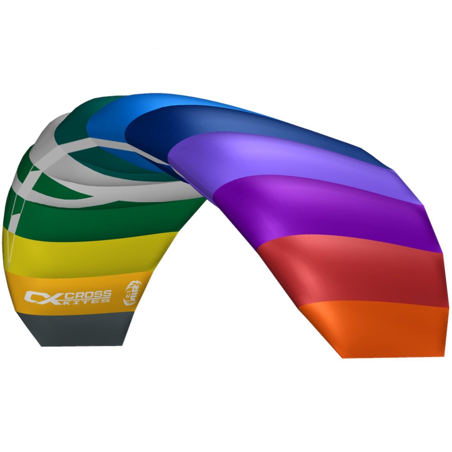 Latawiec treningowy z uchwytami Cross Kites Air V2 dwulinkowy 1/7