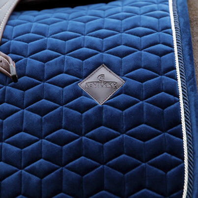 Kentucky Zadeldek Basic Velvet Blauw -