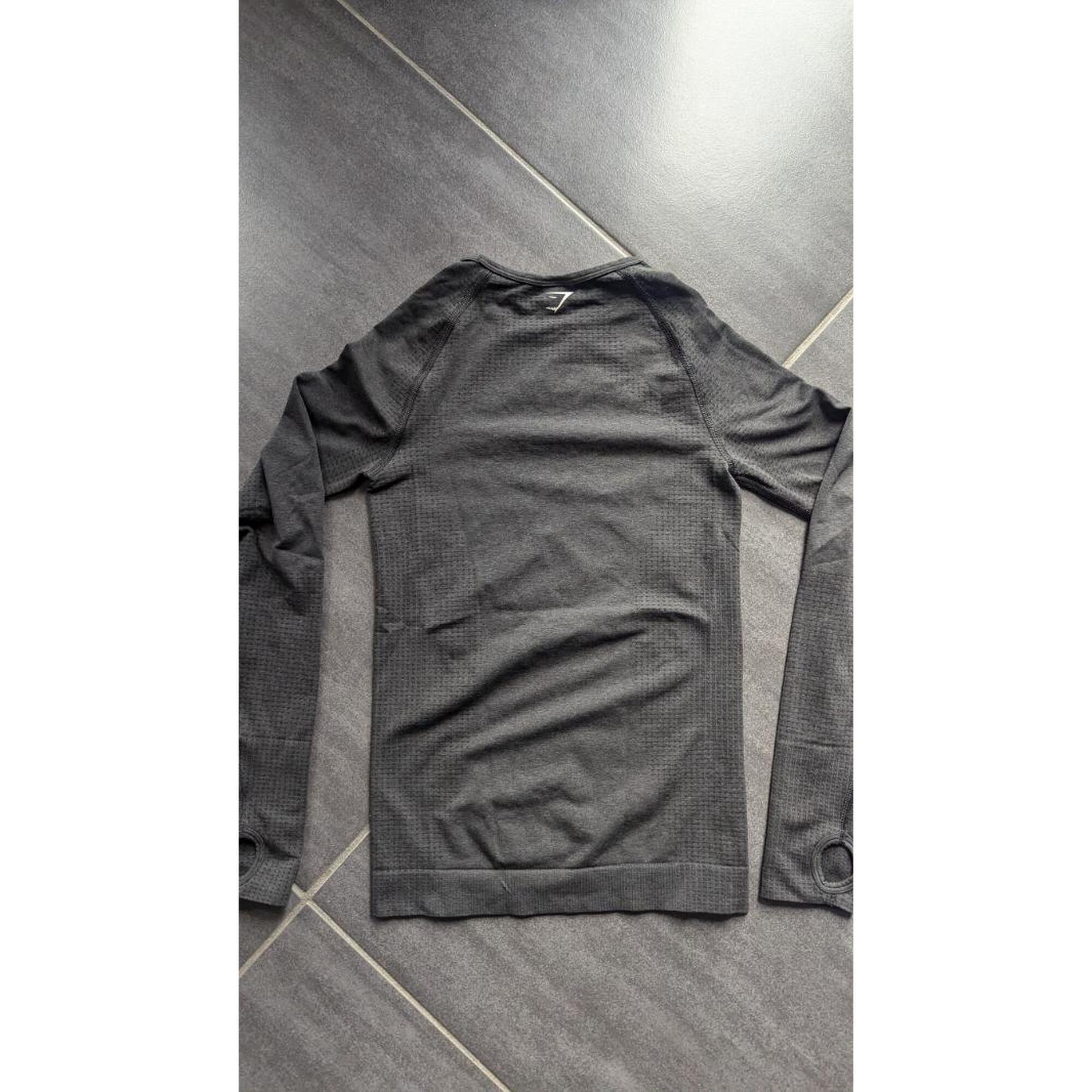 Tussen Particulieren - Grijs gymshark t-shirt met lange mouwen