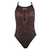 Jaked - Maillot De Bain Femme Mat Noir Et Taupe. Natation Synthétique - Maillot De Bain 1 Pièce - Beige|noir - 28 - Decathlon