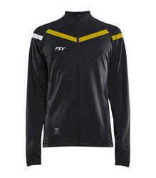Veste de rugby Force XV VICTOIRE enfant noir-jaune