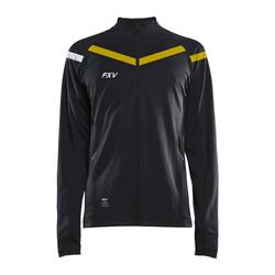 Veste de rugby Force XV VICTOIRE enfant noir-jaune