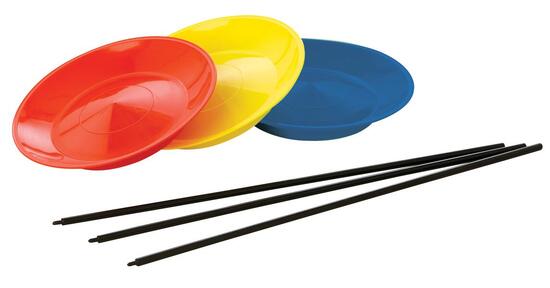 ASSIETTE DE JONGLERIE Jaune- BATON PVC Tremblay