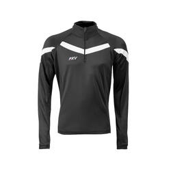 Sweat demi zip de rugby Force XV VICTOIRE noir