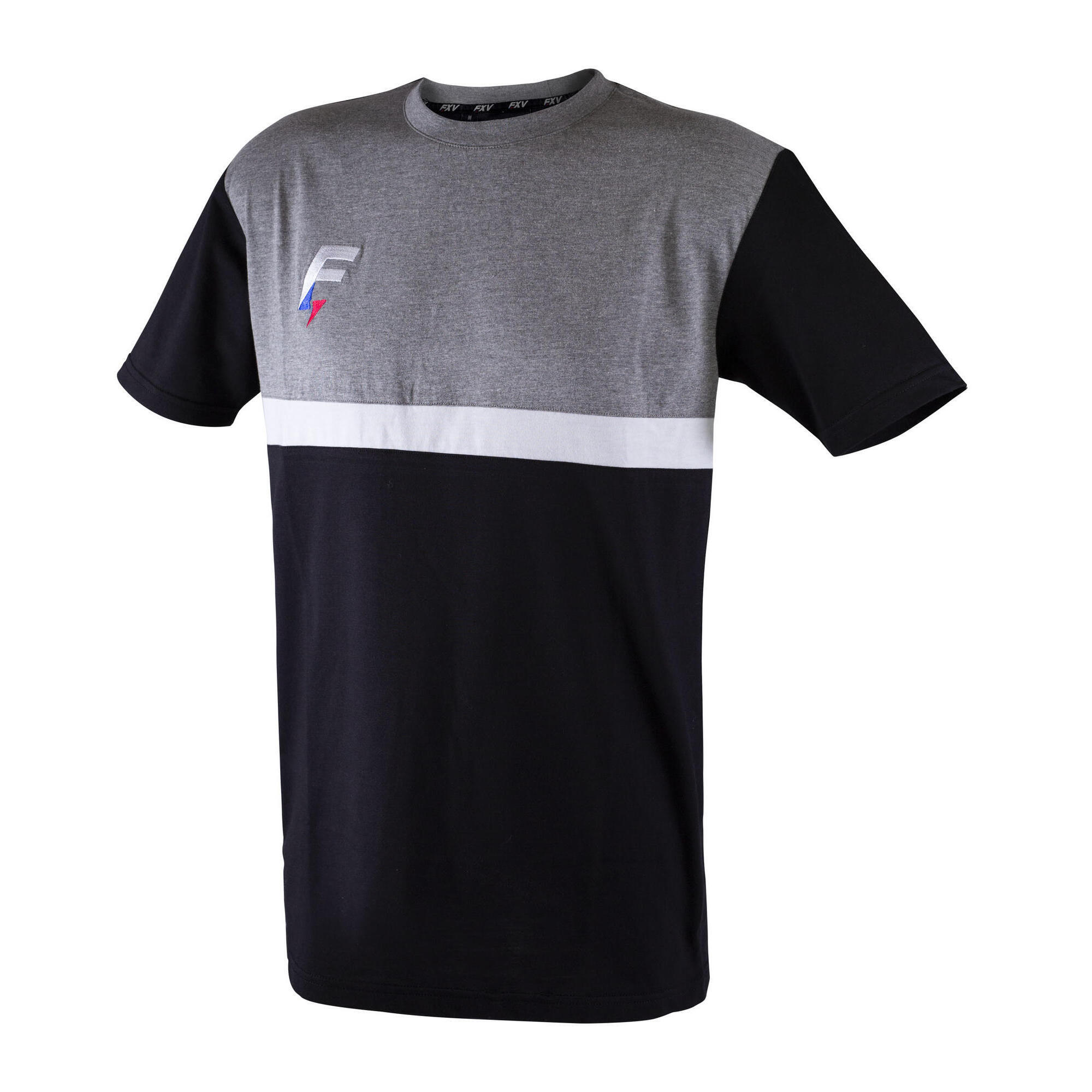 Force Xv - Force Xv Tee-shirt De Rugby Mediane Noir-gris - T-shirt Manches Courtes - Noir - 52 2xl - Decathlon