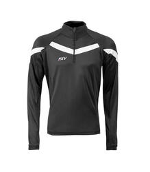 Sweat demi zip de rugby Force XV VICTOIRE noir