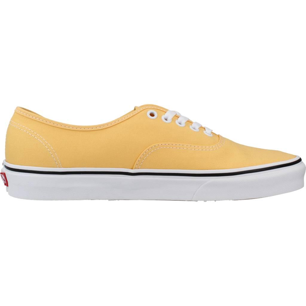 Baskets Casual pour Femme Vans Authentic Jaune 4/5