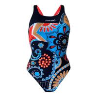 JAKED Jaked Paesley Swimsuit - Black/Multicolor