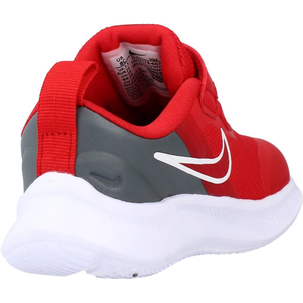 Baskets Nike Modèle Star Runner 3 Baby Couleur Rouge 3/5