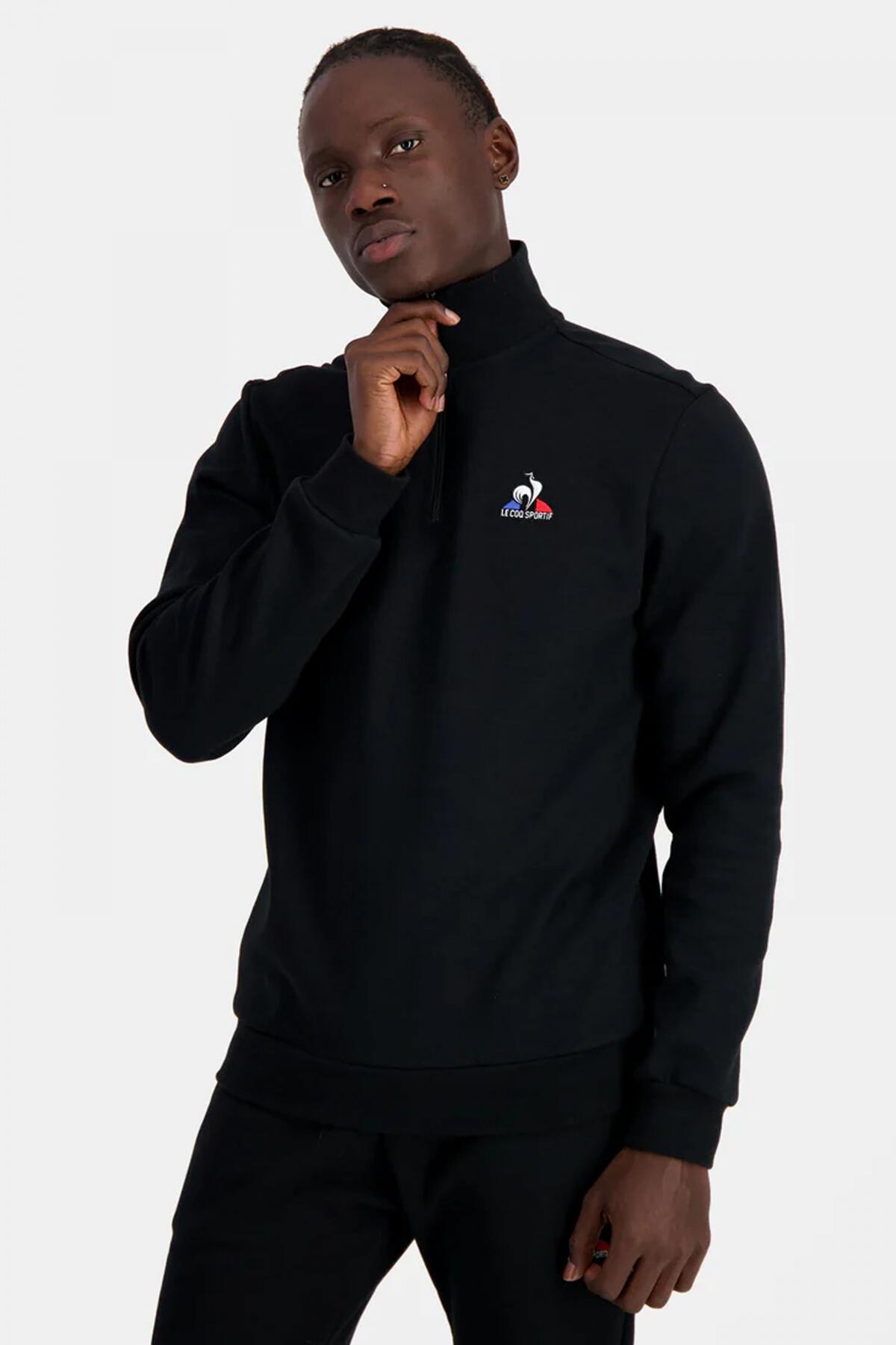 Homme Le coq sportif ESS Halfzip NÂ°1 M black Noir Noir 5/5