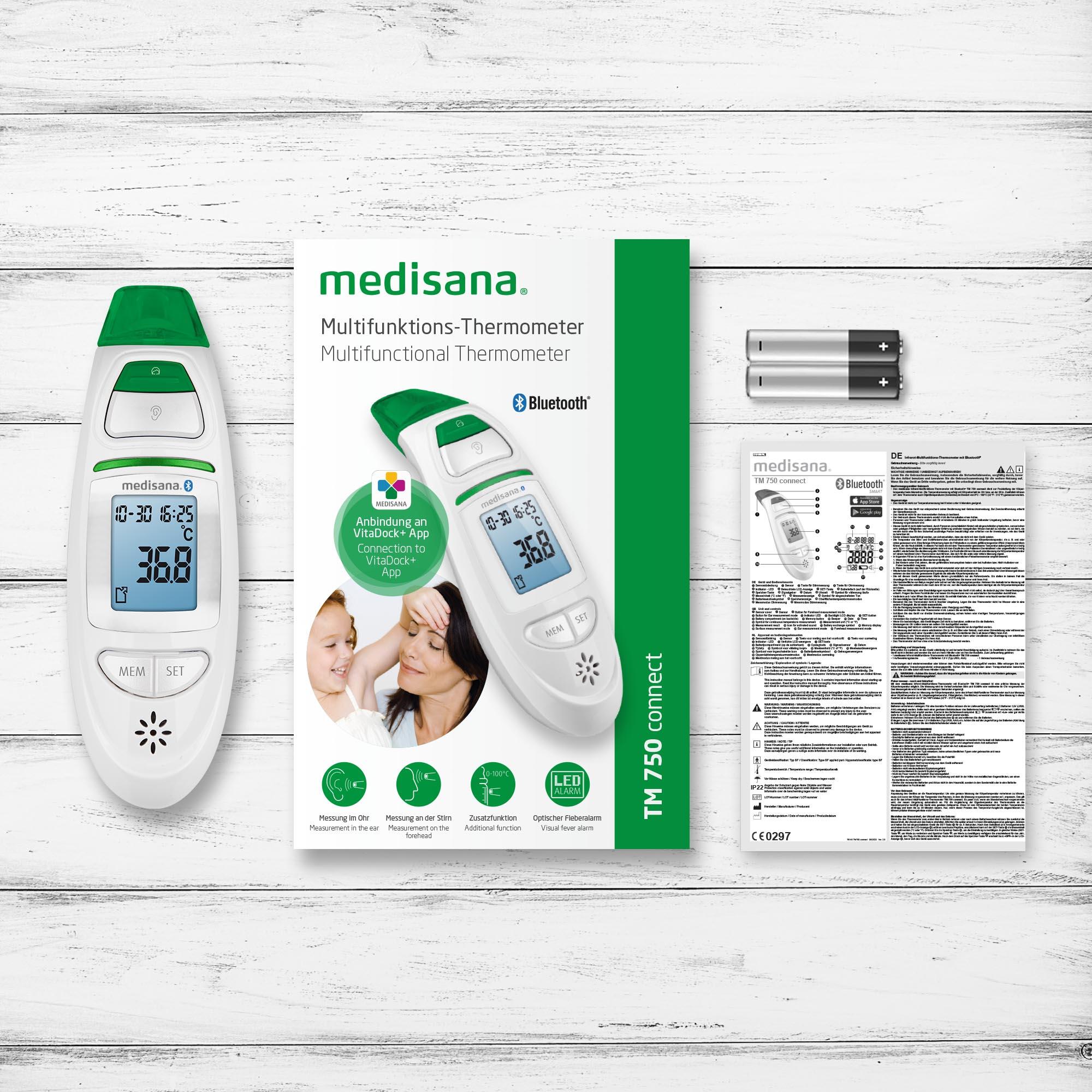 Báscula de baño digital MEDISANA PS 435|Hasta 180 kg -Pantalla LED invisible 7/7