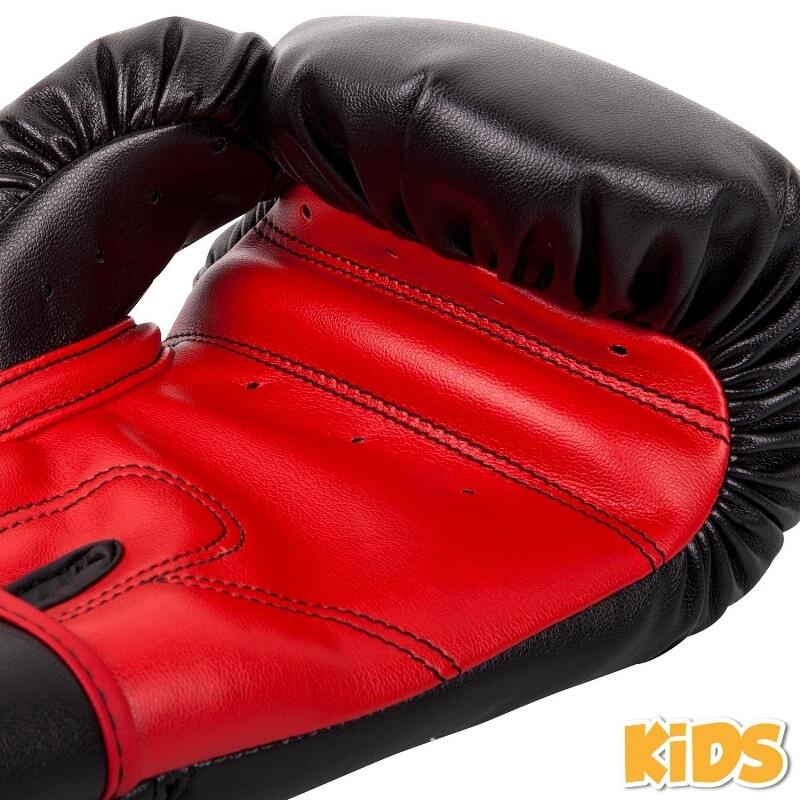 Guantes de boxeo Venum Contender para niños, color negro/rojo, 170 g 4/6