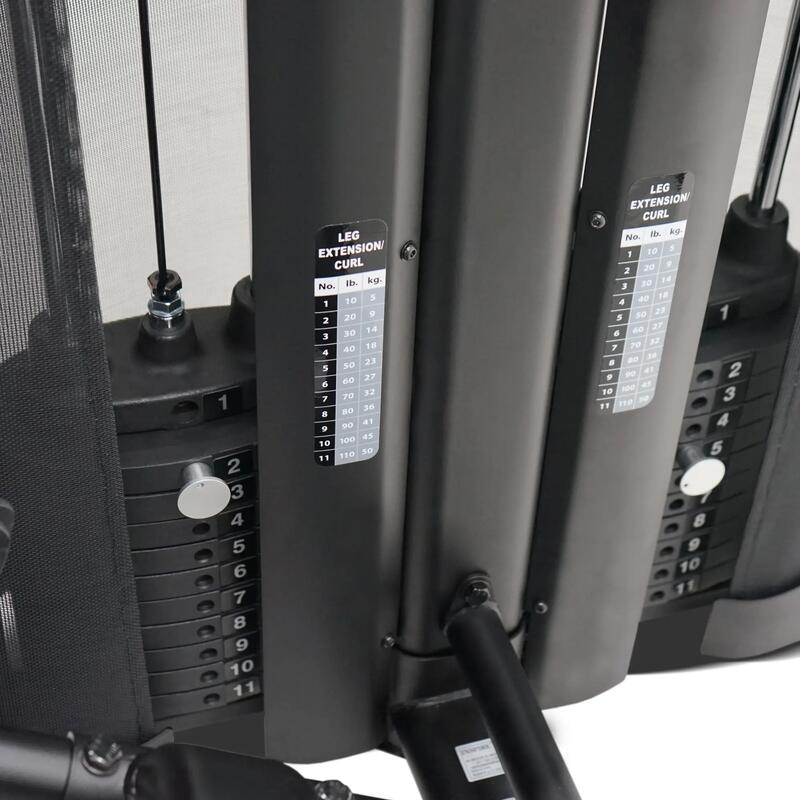Inspire DUAL Station Przedłużanie nóg w pozycji siedzącej + Uginanie nóg