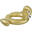 Swim Essentials Split Ring Swan - Golden - Dreamscape - Ø 55 Cm