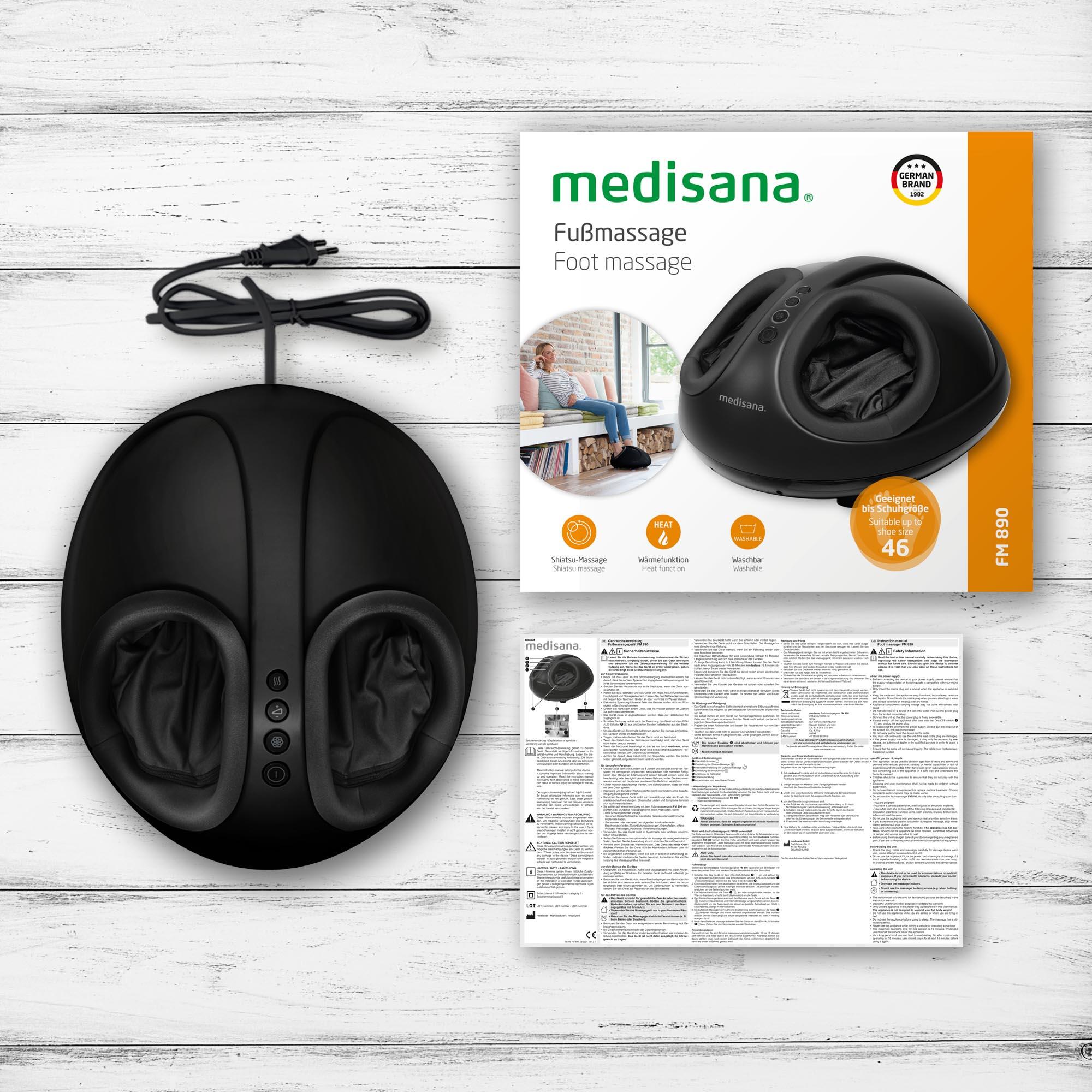 medisana FM 900 Premium appareil de massage des pieds 7/7