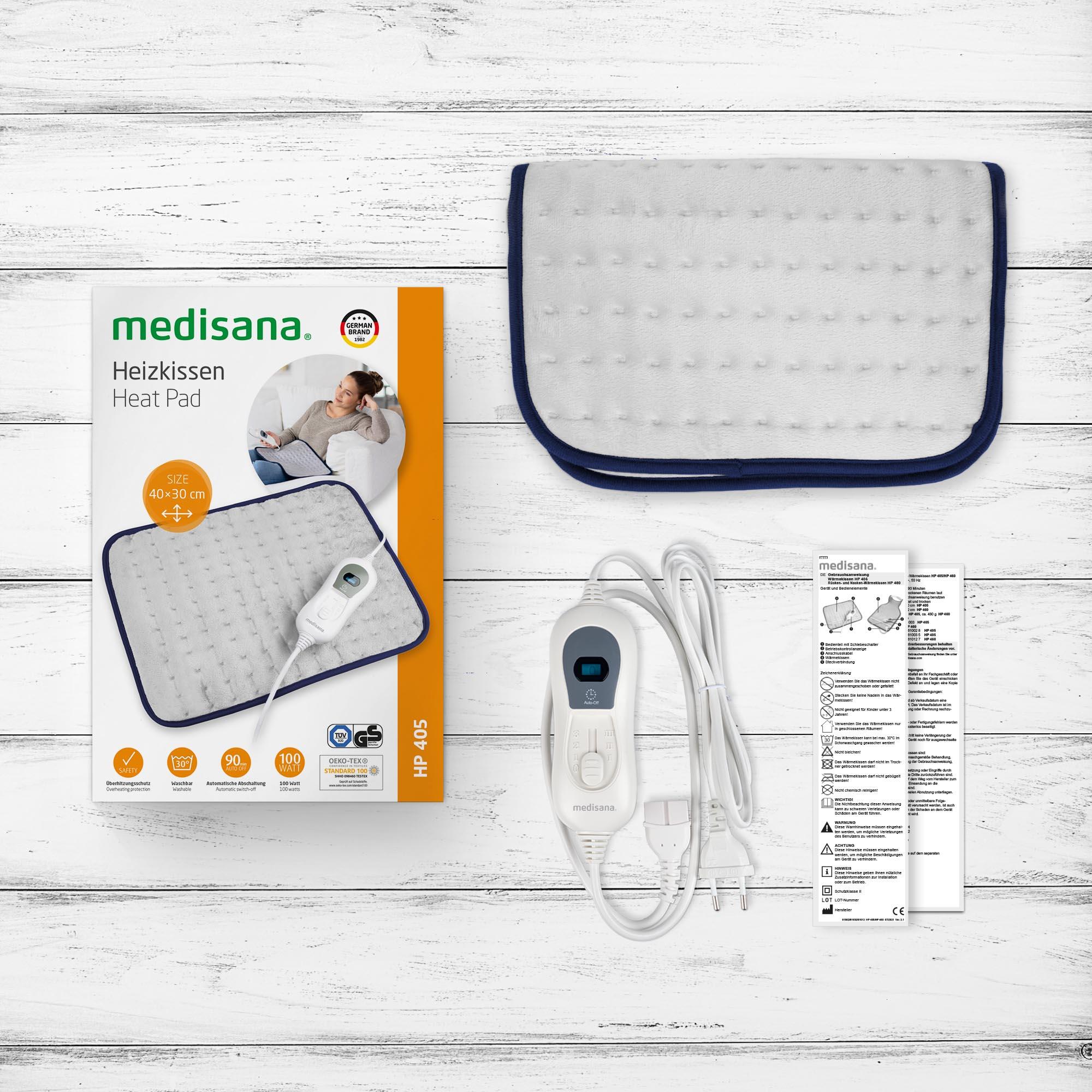 medisana HP 405 Coussin chauffant, avec 3 niveaux de température 7/7
