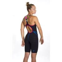 Jaked JKomp Open Back Kneesuit - Black / Blue 3/6