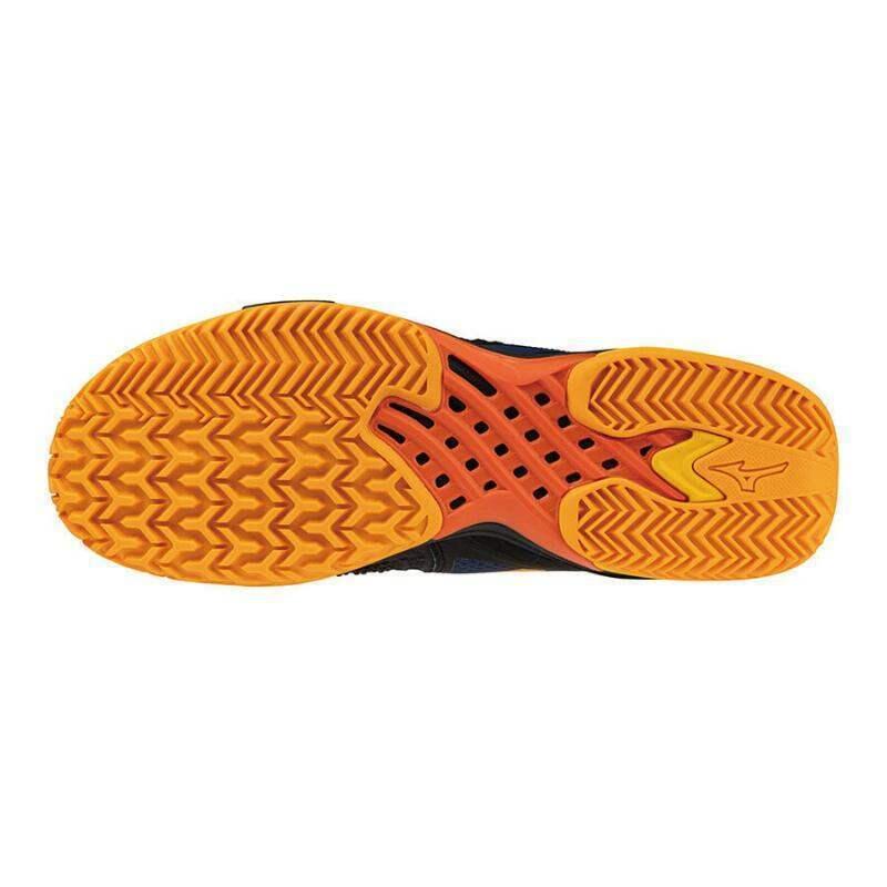 Zapatillas Mizuno Wave Exceed Tour 6 Padel Azul Blanco Naranja -  - 41 5/5