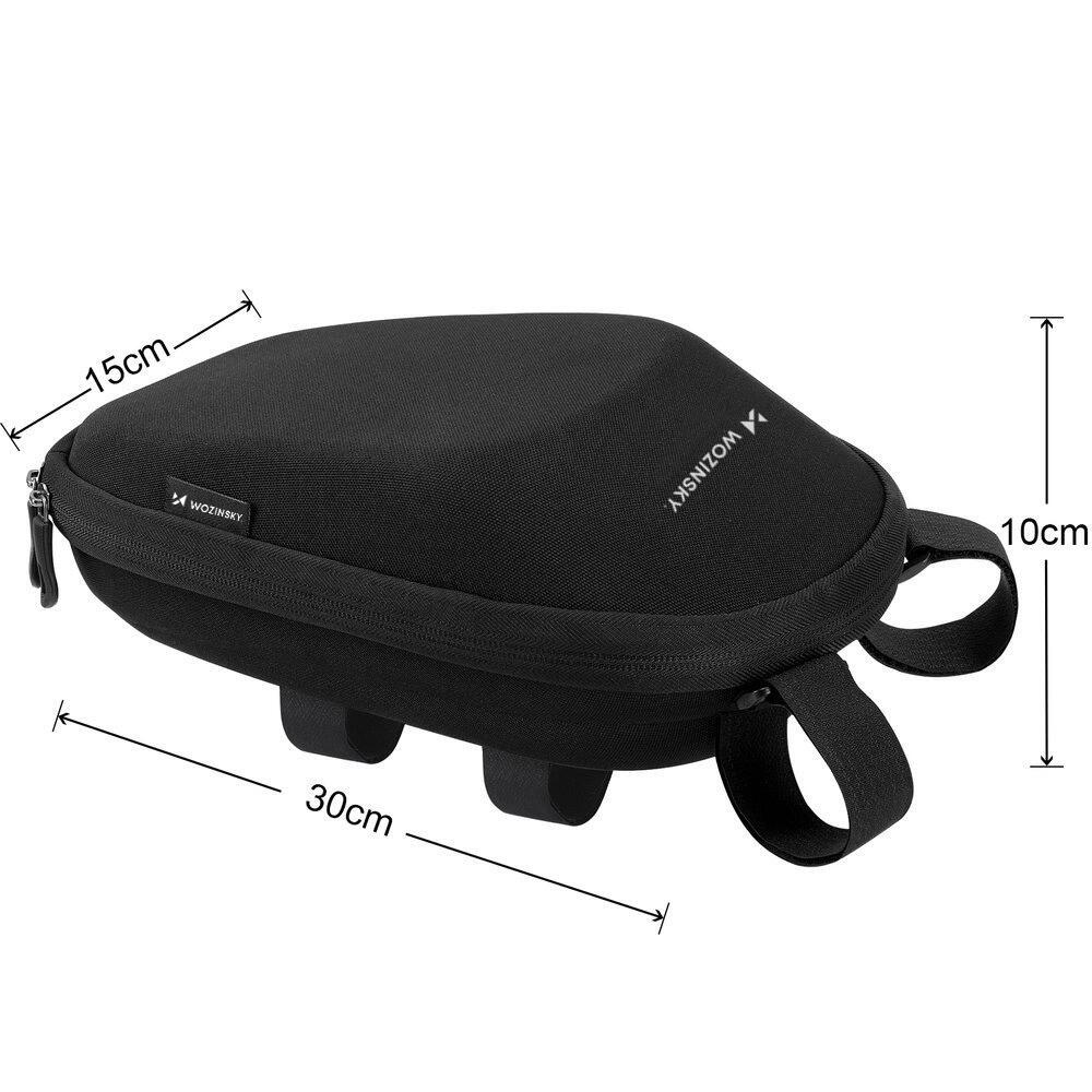 Wasserdichte Scooter-Lenkertasche Wozinsky 4L schwarz 2/7