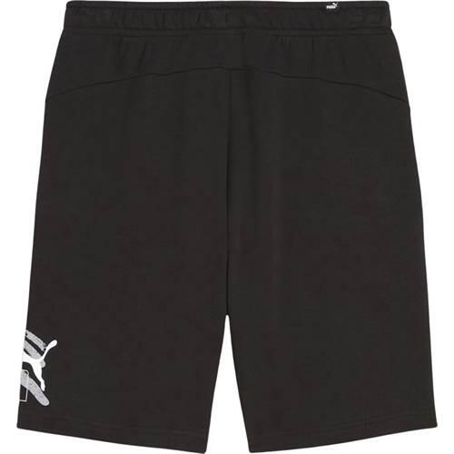 Pantaloncini Grafica Logo Uomo Puma ESS+ Nero 2/4