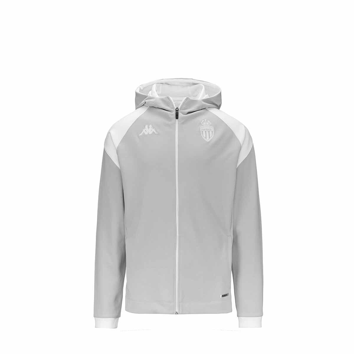 KAPPA Hooded trainingsjack AS Monaco Arufeod 7 2023/24