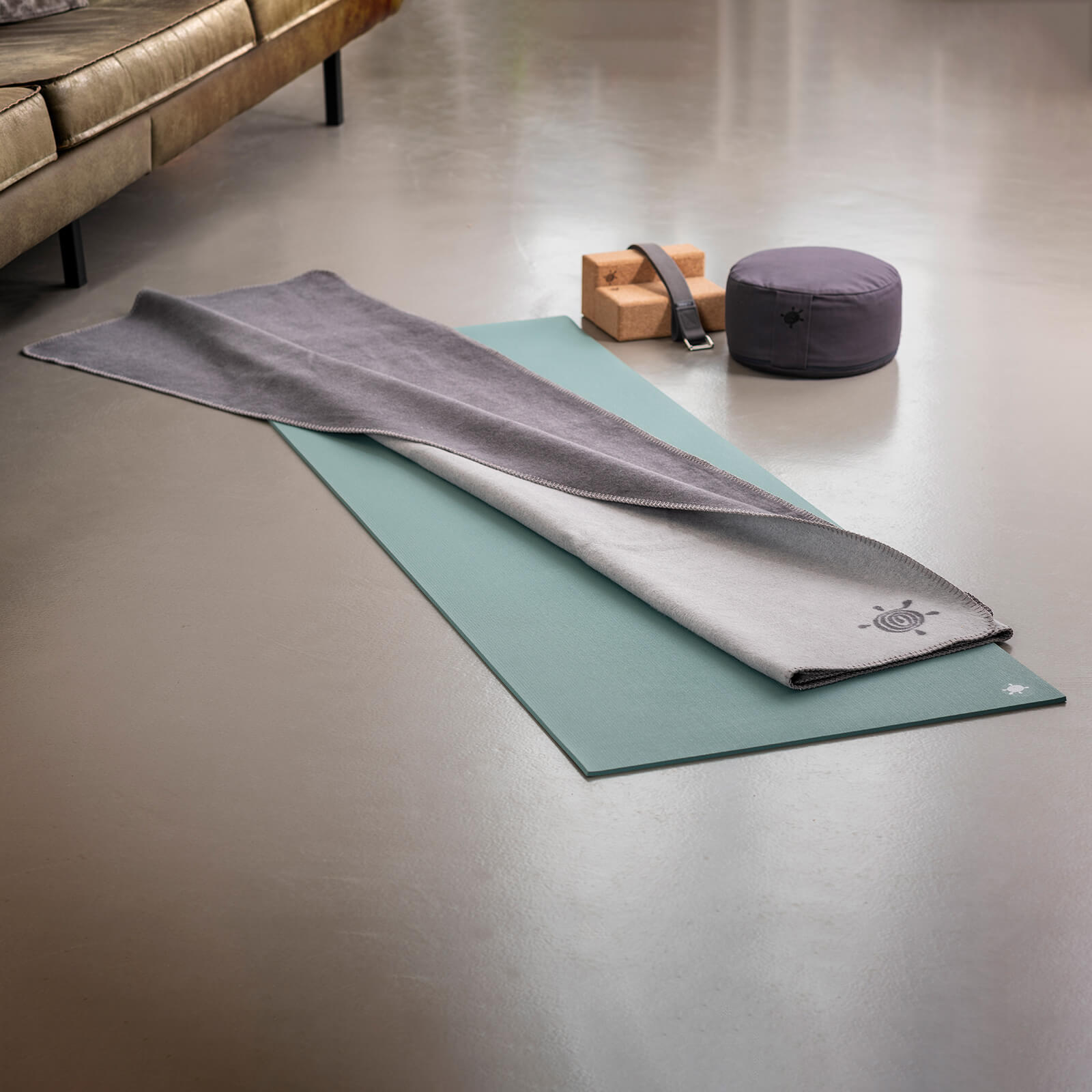 Couverture de yoga Kurma - Gris 5/5