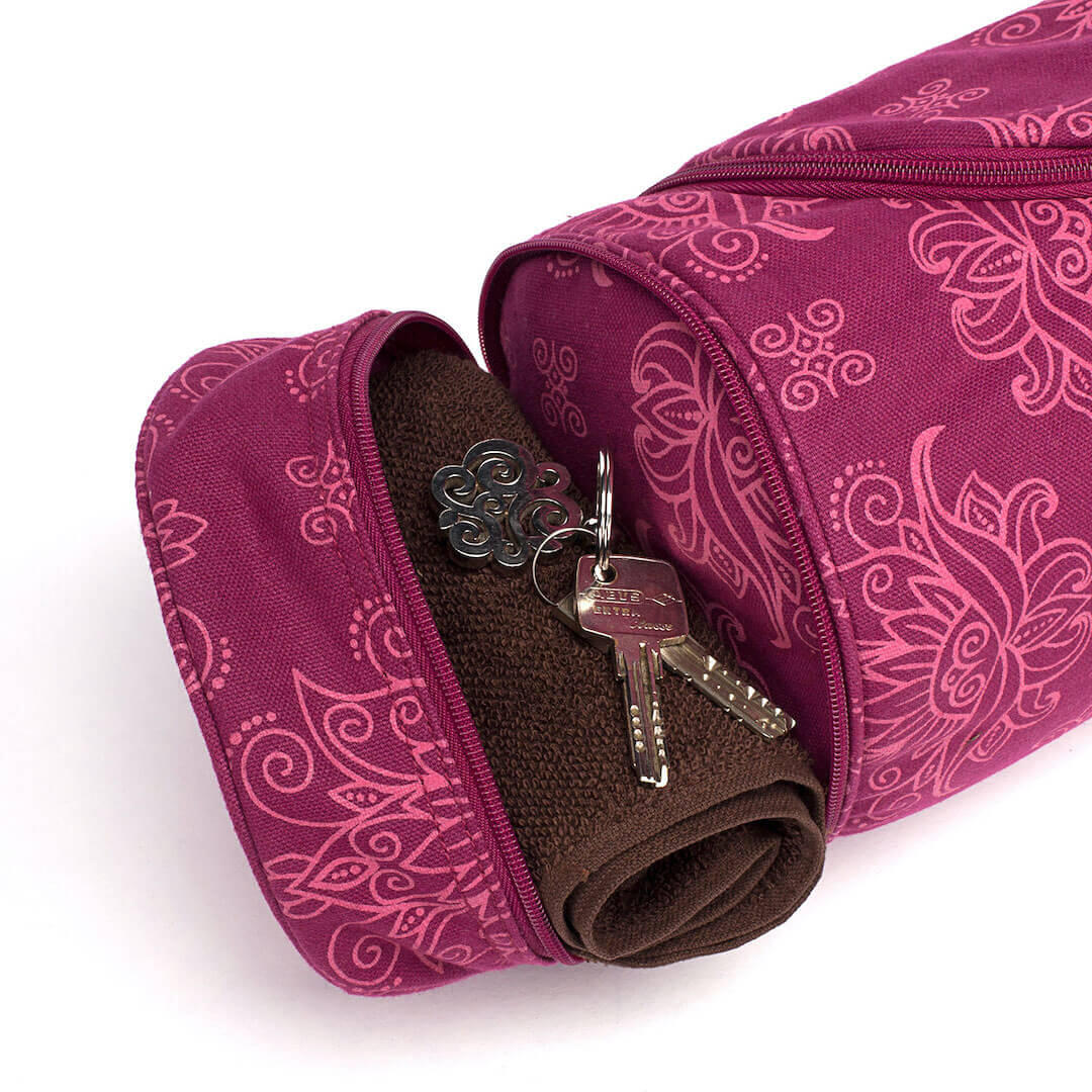 Bodhi Asana Bag 70 Bolsa para esterilla de yoga de algodón 3/6