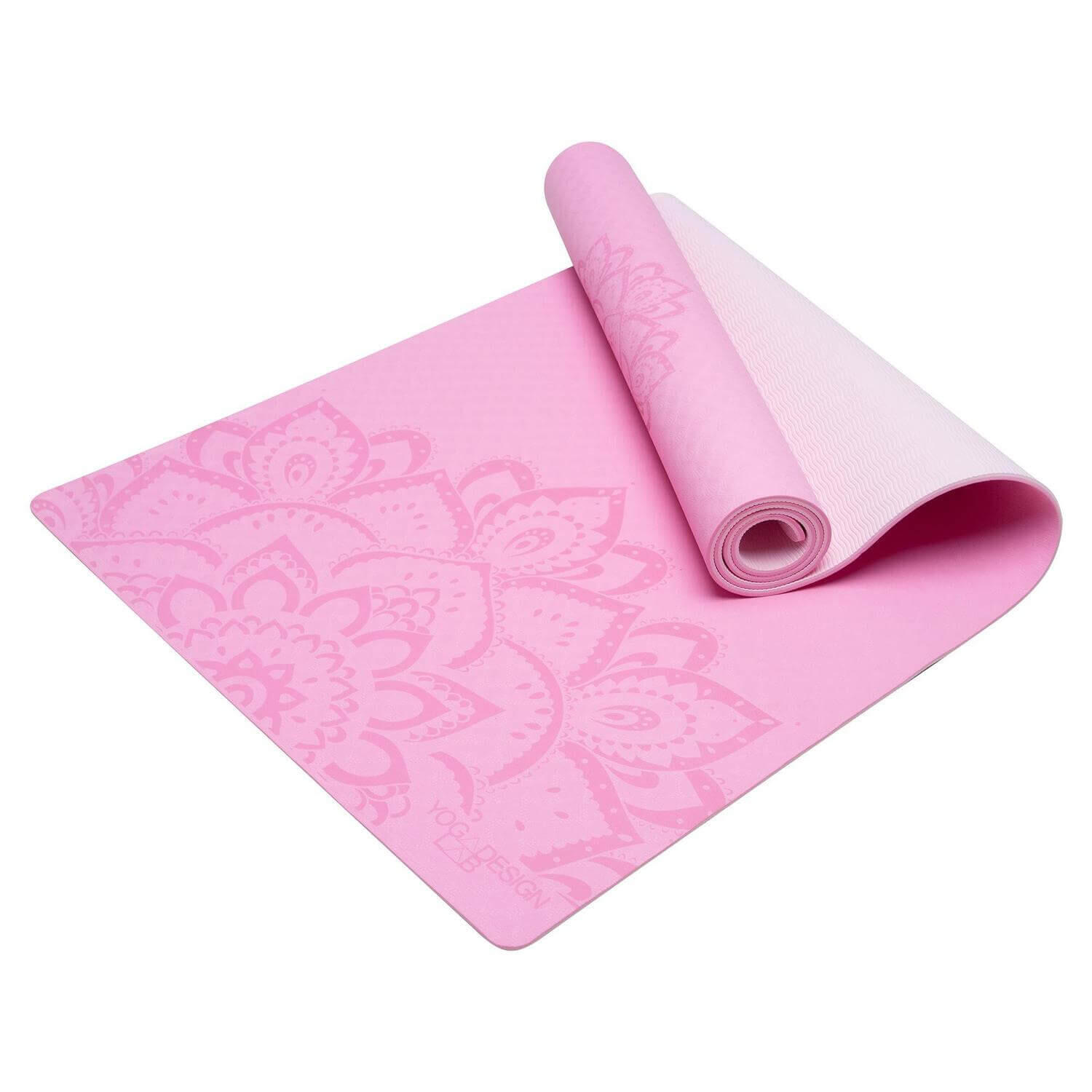 Mata do jogi Yoga Design Lab Flow 6 mm - Pure Mandala Rose