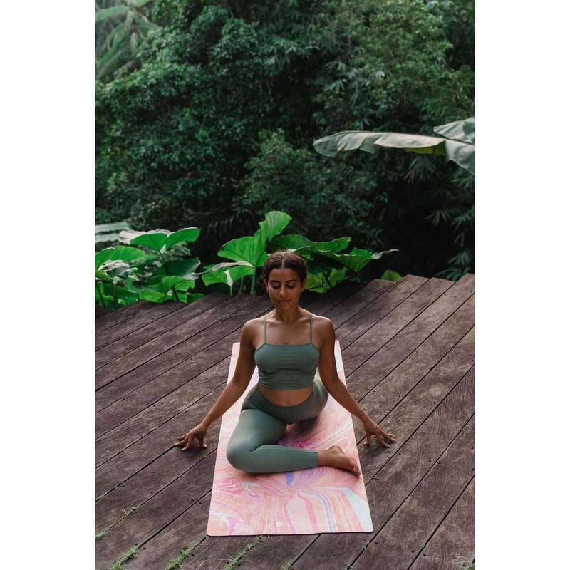 Saltea de yoga din cauciuc Yoga Design Lab Combo de 3,5 mm - Perlă