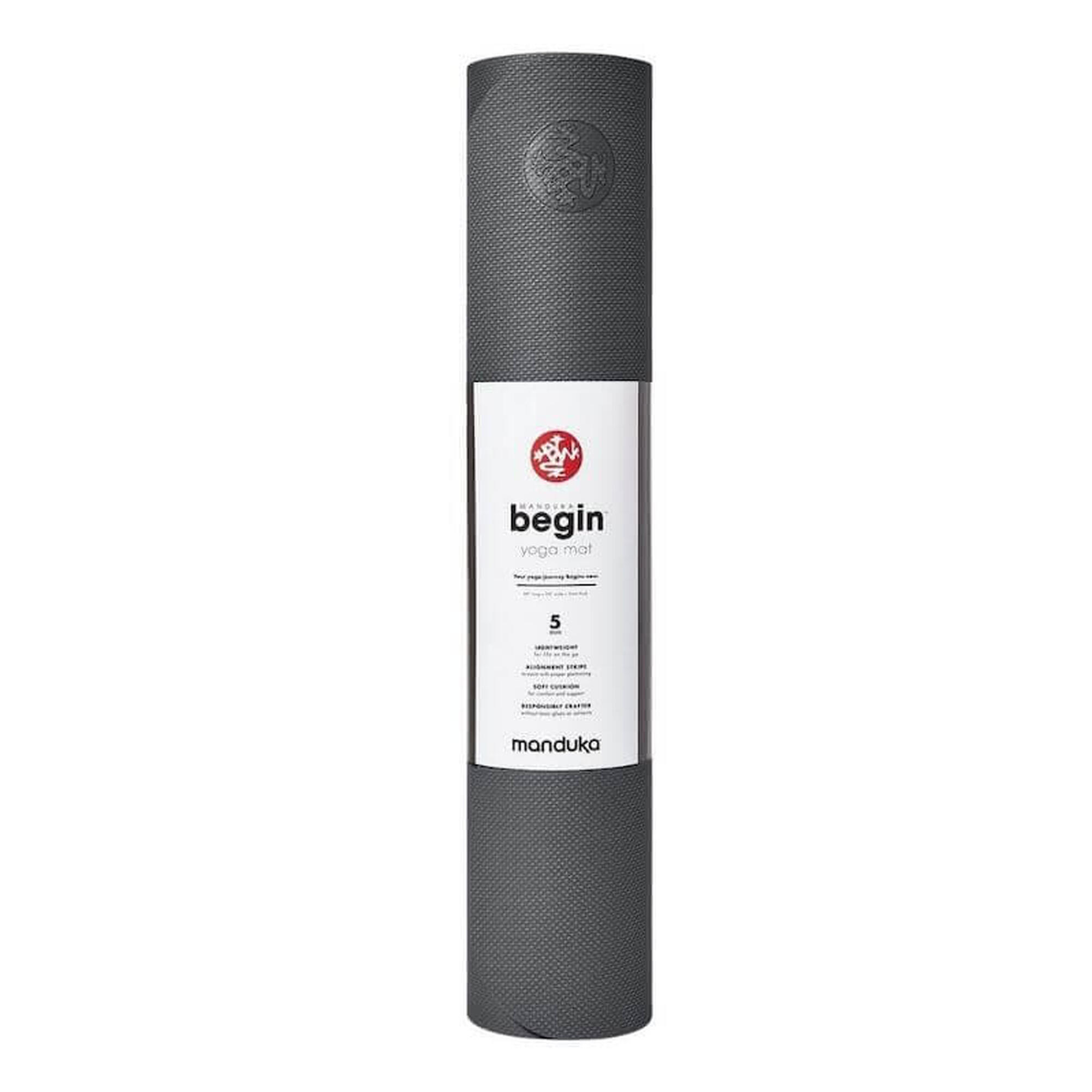 Covoras de yoga Manduka Begin 5 mm - Steel Grey