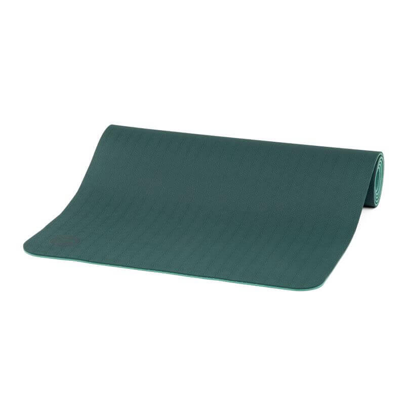 TPE Yogamatte LOTUS PRO dunkelgrün/grün 4/7
