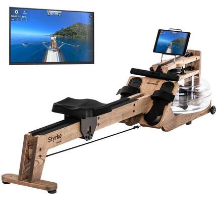 Wioślarz wodny Styrke, drewno jesionowe, do 180 kg, Bluetooth