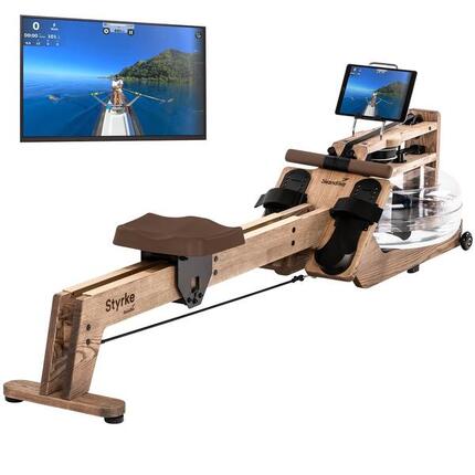 Wioślarz wodny Styrke, drewno jesionowe, do 180 kg, Bluetooth