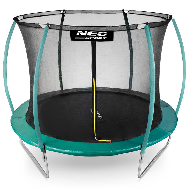 Trampolina ogrodowa Neo-Sport NS-08C181 z siatką  i drabinką 8ft/252cm