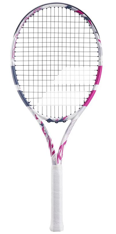 BABOLAT Babolat Evo Aero Lite 102 Pink Tennis Racket - Strung _ Grip 2