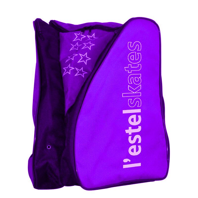 L'ESTEL SKATES - MOCHILA PORTA PATINES ADAPTABLE A TROLEY - AZUL 4/5