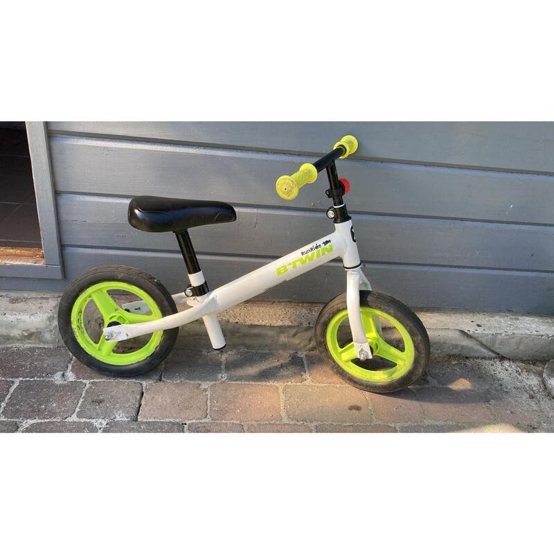 Entre Particuliers - Vélo d'équilibre enfant blanc vert B'TWIN