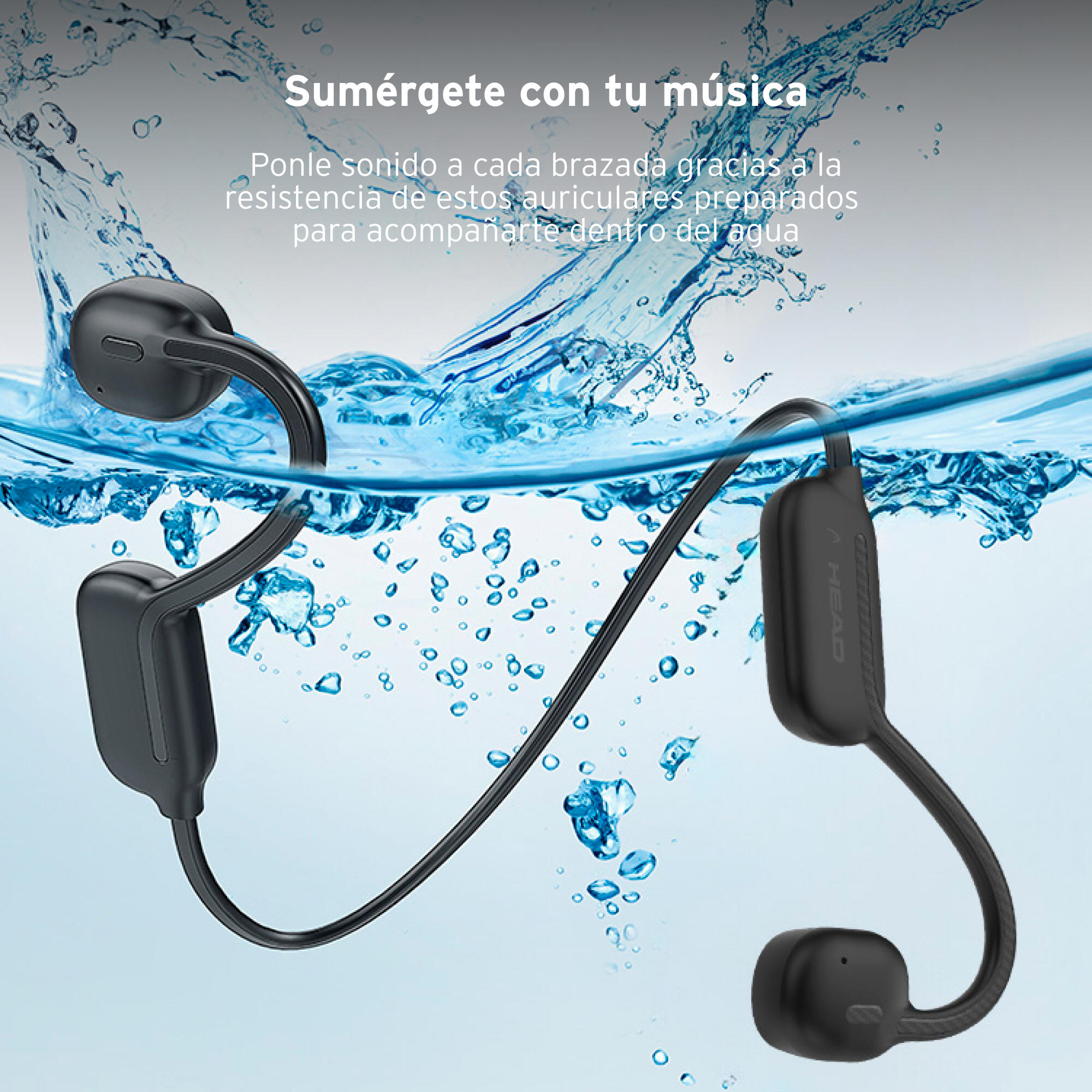 Fones de ouvido sem fio HEAD à prova d'água 6/7
