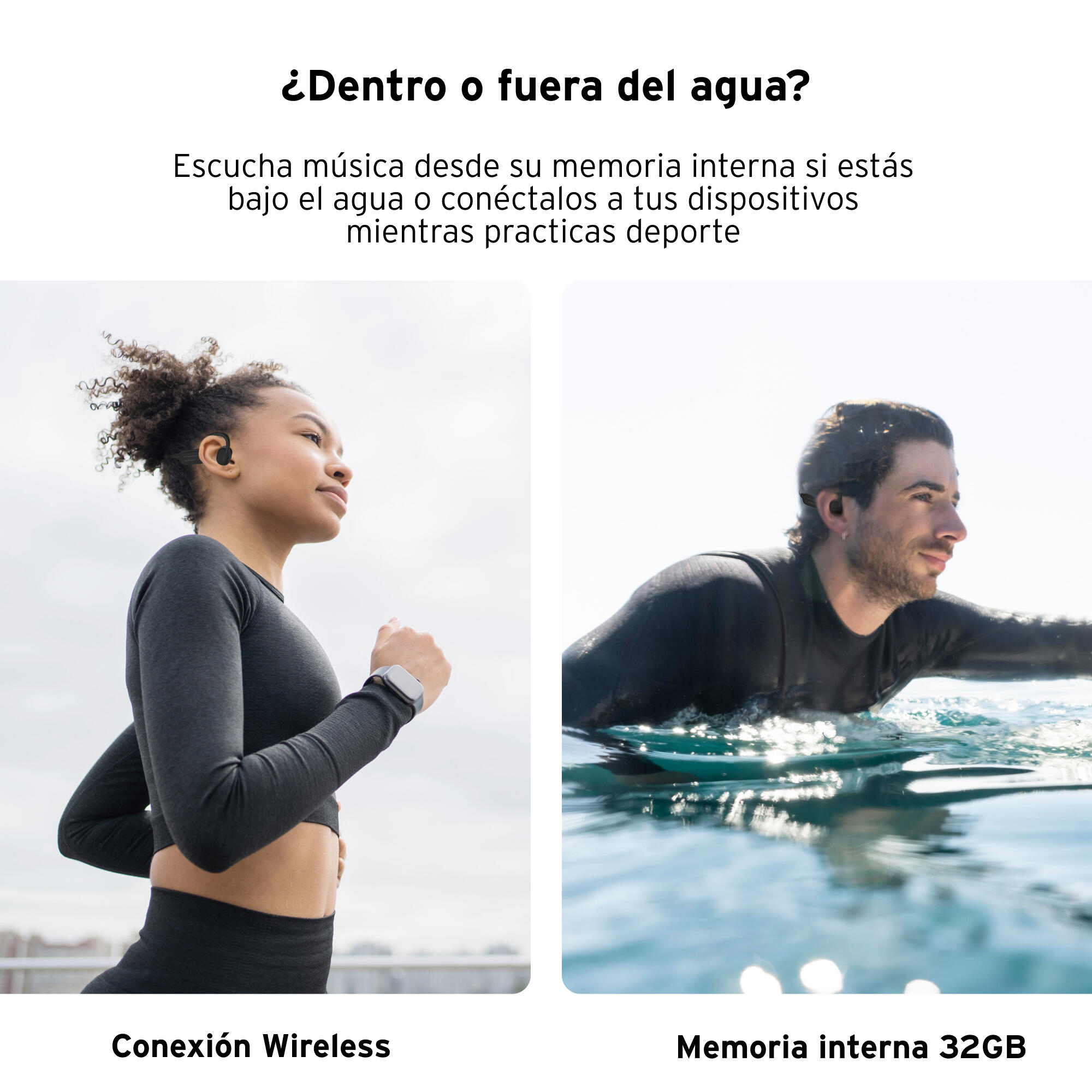 Fones de ouvido sem fio HEAD à prova d'água 5/7