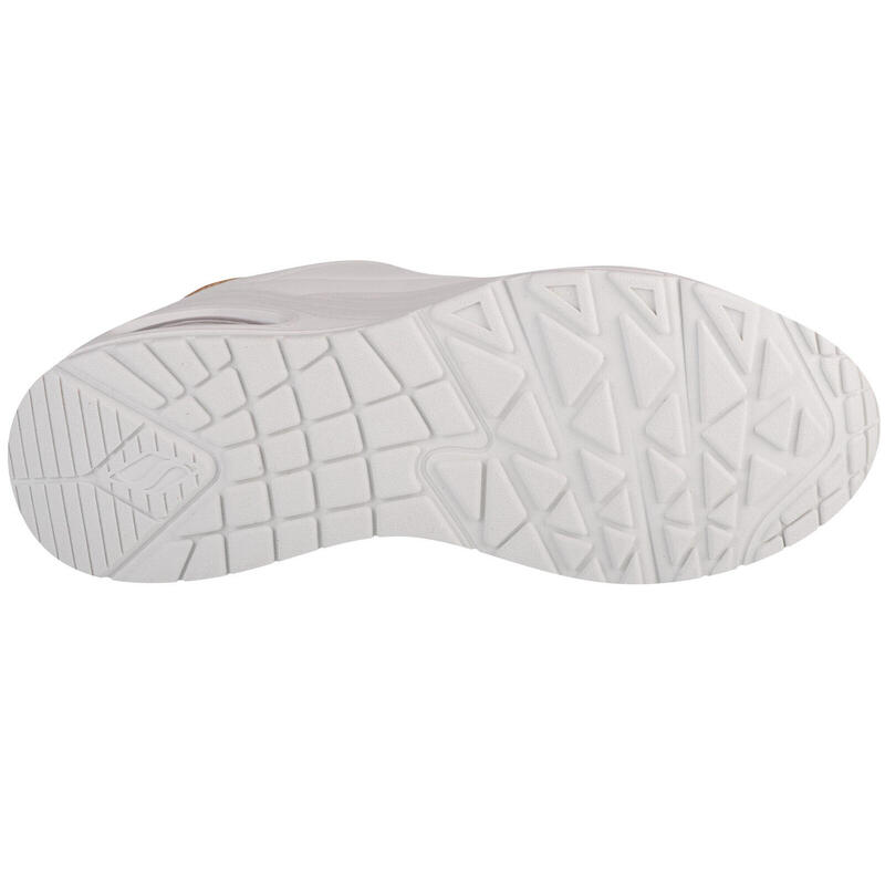 Pantofi Sport Skechers Model Uno Wedge - Hi Steps Culoare Alb