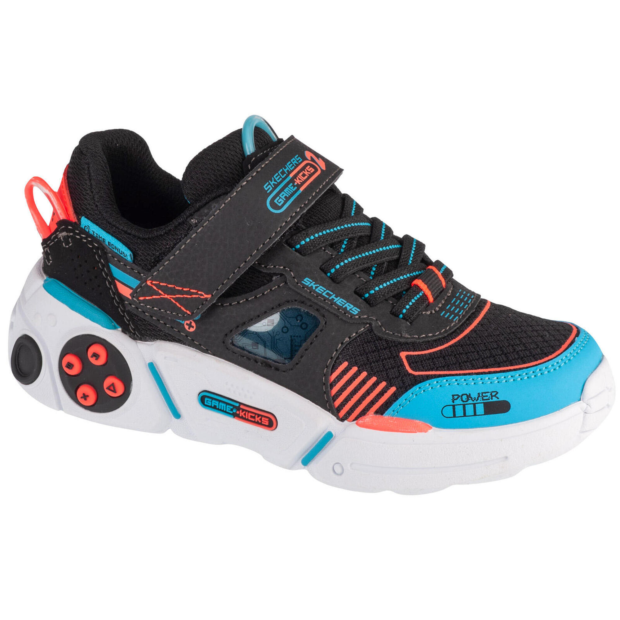 Skechers - Sneakers Pour Garçons Gametronix 2.0 - Baskets - Bleu|noir - 29 - Decathlon