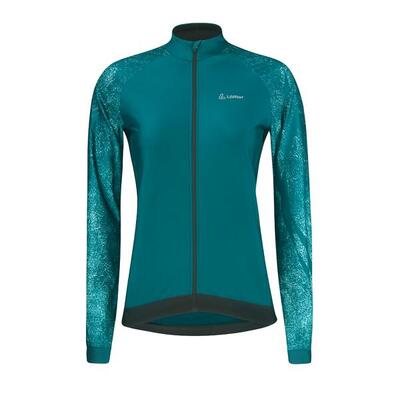 Wielrenshirt lange mouwen taylor dames - blauw