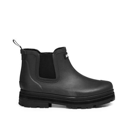 Bottines de pluie fourrées imperméables SOFT RAIN FEMME vert sapin