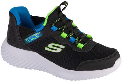 Zapatillas niño Skechers Bounder - Brisk-burs Slip-ins Gris