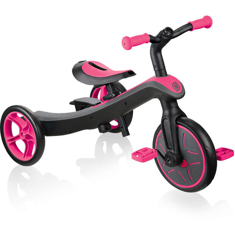 Scooter Laufrad / Dreirad  Trike Explorer 4 in 1  Fuchsia pink