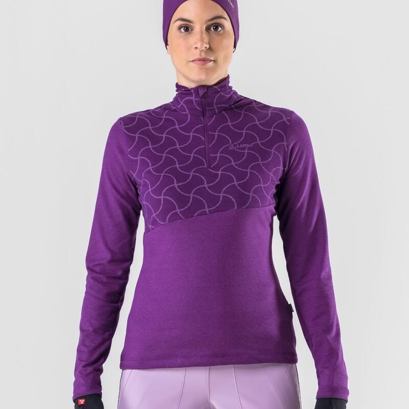 T-shirt pour femmes à manches longues Midlayer Hywa Grace Transtex® - Violet