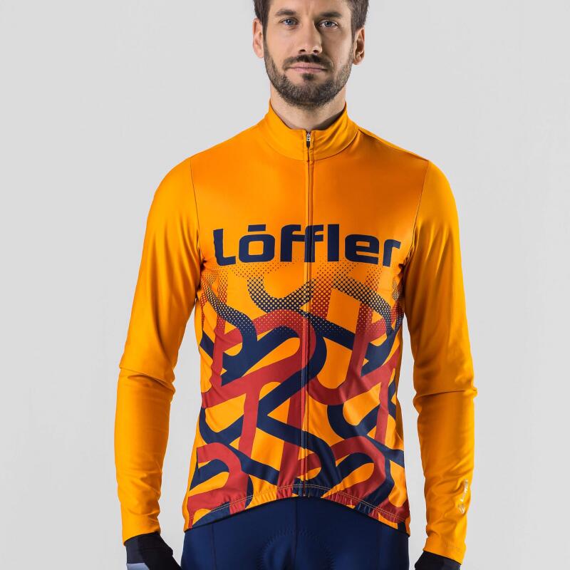 Maillot de cyclisme homme Ambassador MID - Orange 4/5