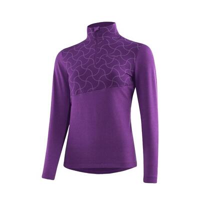 Shirt voor dames lange mouwen midlayer hywa grace transtex® - paars